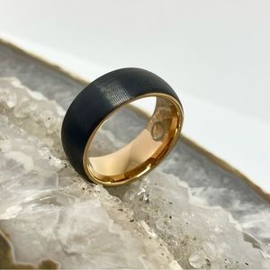 Velvet Wedding band - tungsten UNISEX